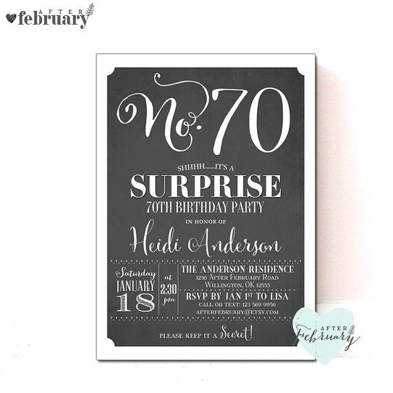 Surprise 70th Birthday Invitation Wording Invitation Wording for 70th Birthday Surprise Party