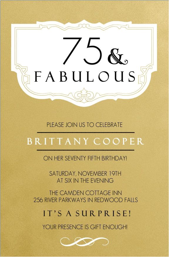 Surprise 75th Birthday Invitation Templates 25 Best Ideas About 75th Birthday Invitations On Surprise 75th Birthday Invitation Templates 25 Best Ideas About 75th Birthday Invitations On