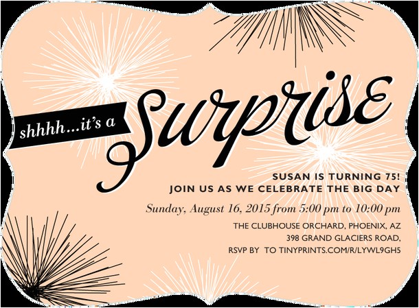 Surprise 75th Birthday Invitations Wording 75th Birthday Invitations 50 Gorgeous 75th Party Invites