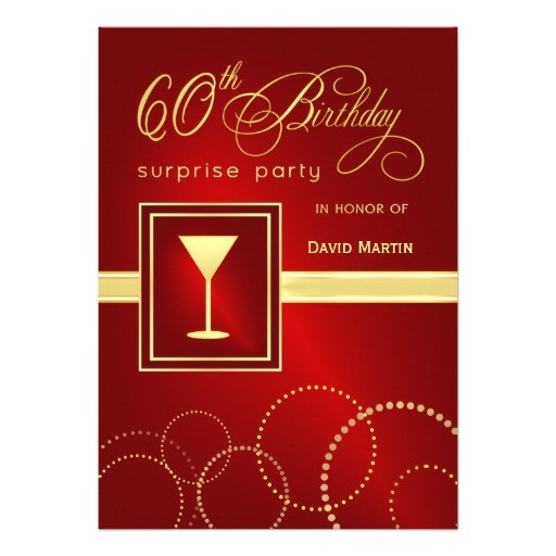 Surprise Birthday Invitations Uk 60th Birthday Surprise Party Invitations Red Zazzle