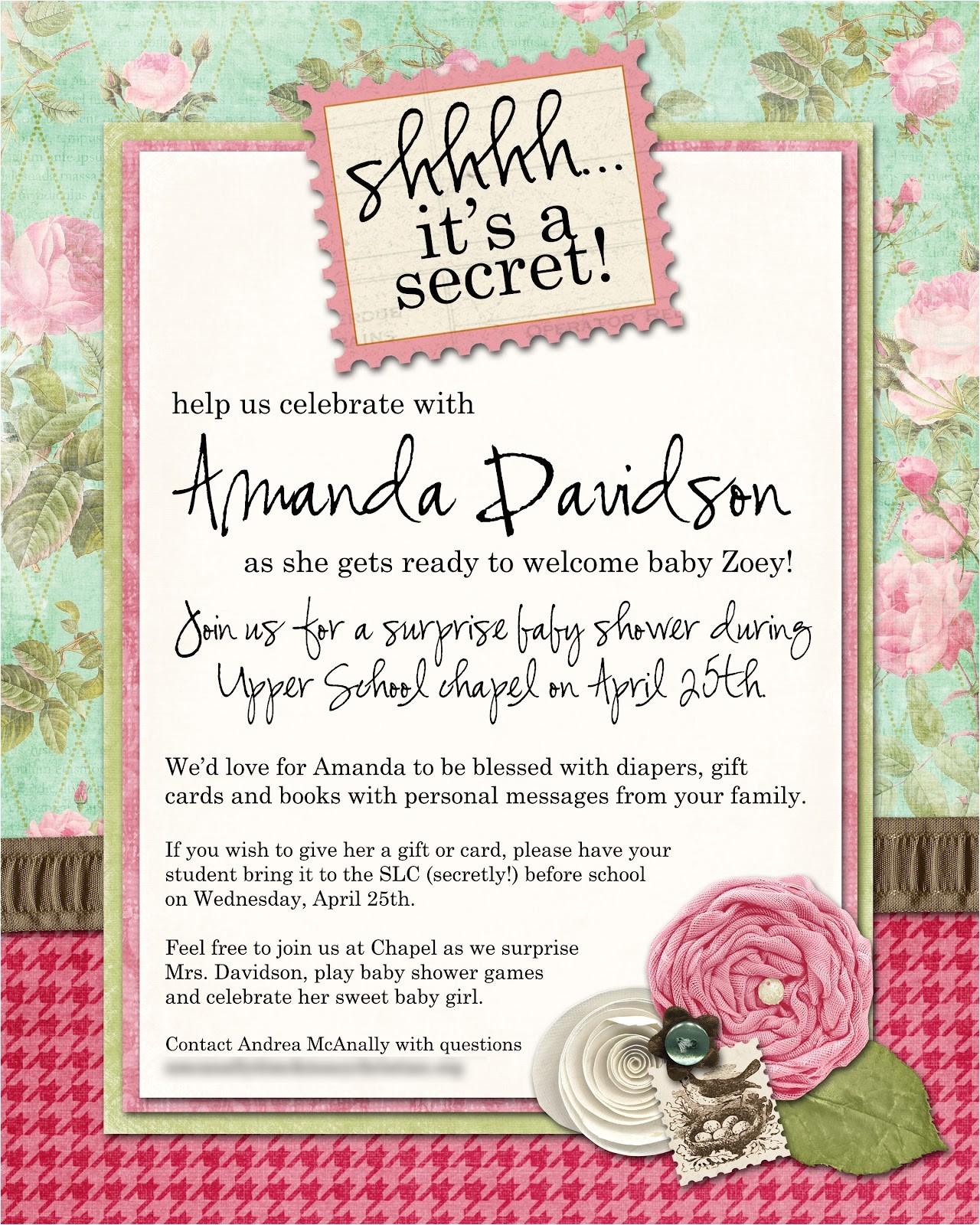 Surprise Bridal Shower Invitation Wording Surprise Baby Shower Invitation Wording