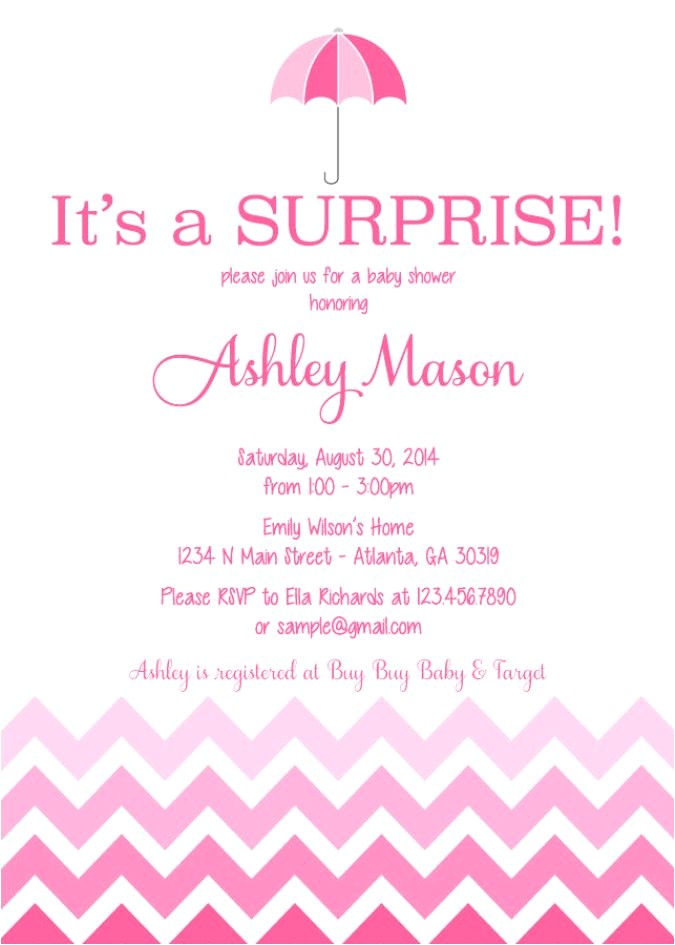 Surprise Bridal Shower Invitation Wording Surprise Baby Shower Invitations Wording