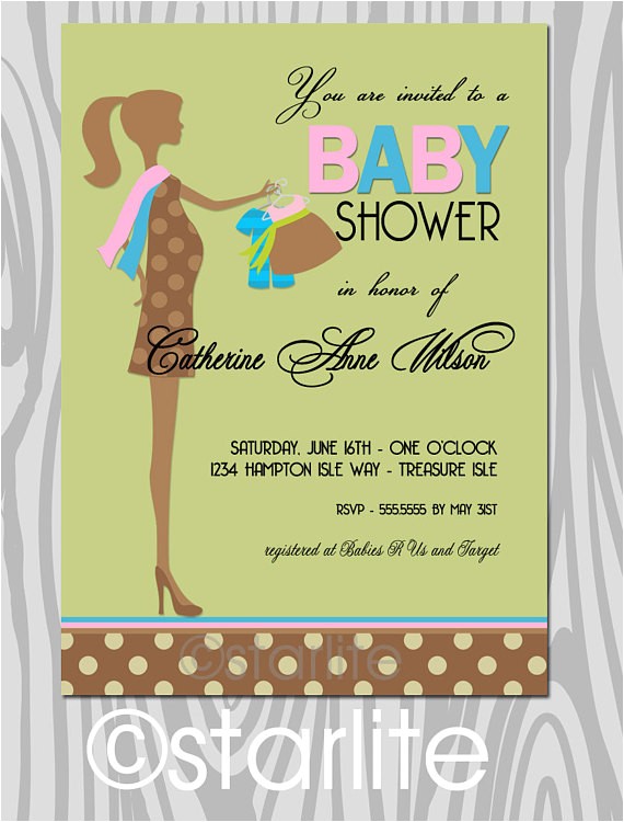 Surprise Gender Baby Shower Invitations Baby Shower Invitation Gender Neutral Baby Surprise by