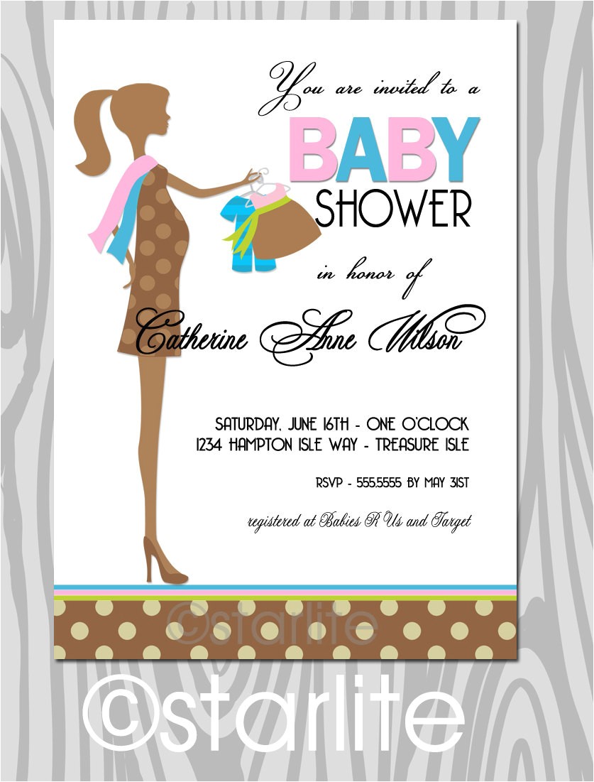 Surprise Gender Baby Shower Invitations Baby Shower Invitation Gender Surprise Gender Neutral by