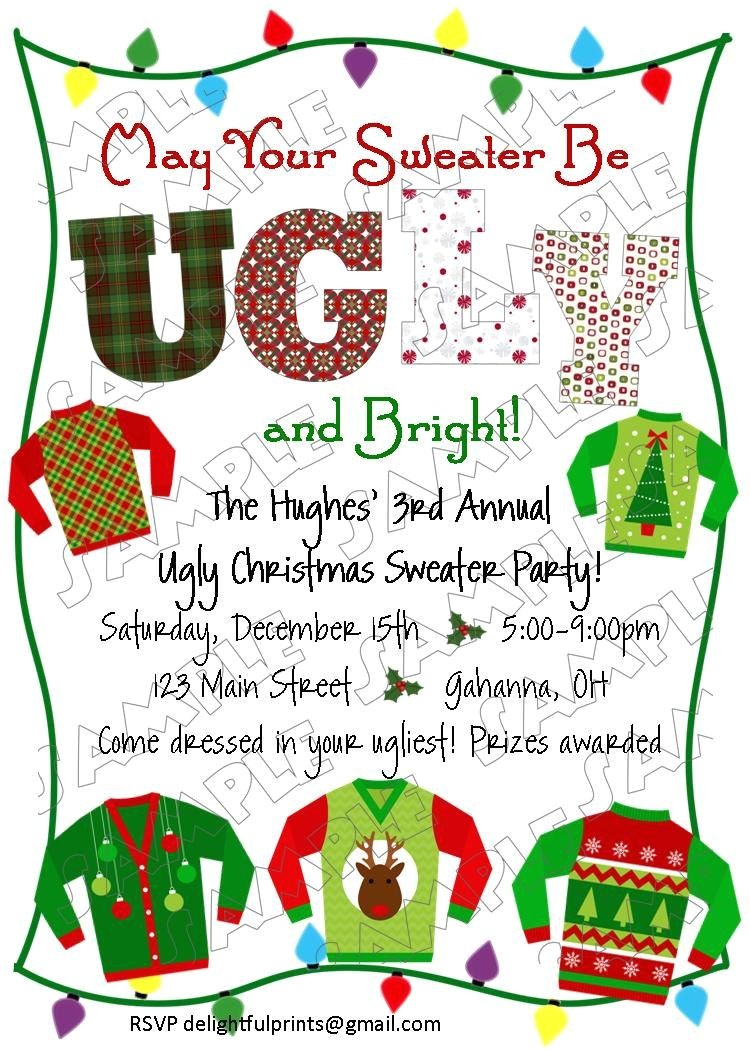 Tacky Christmas Sweater Party Invitation Wording Ugly Christmas Sweater Holiday Party Invite Tacky Christmas Sweater Party Invitation Wording Ugly Christmas Sweater Holiday Party Invite