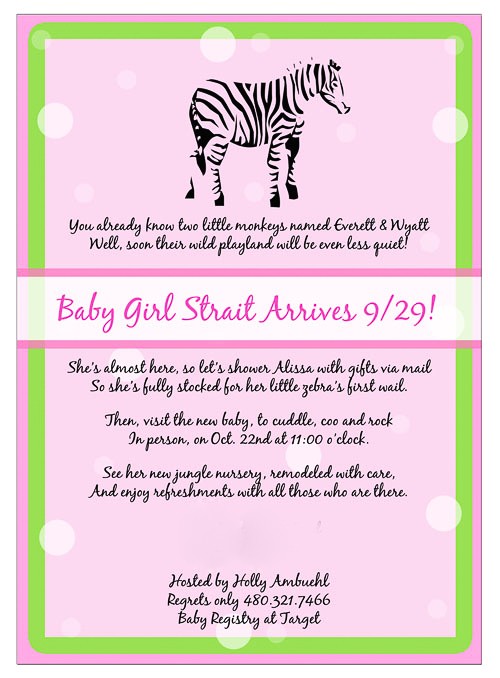 Target Baby Shower Invitations Baby Shower Invitations Tar