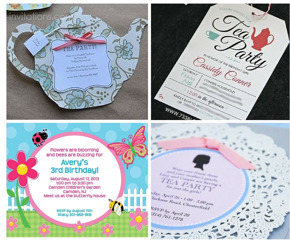 Tea Party Invitation Ideas Tea Party Invitation Ideas