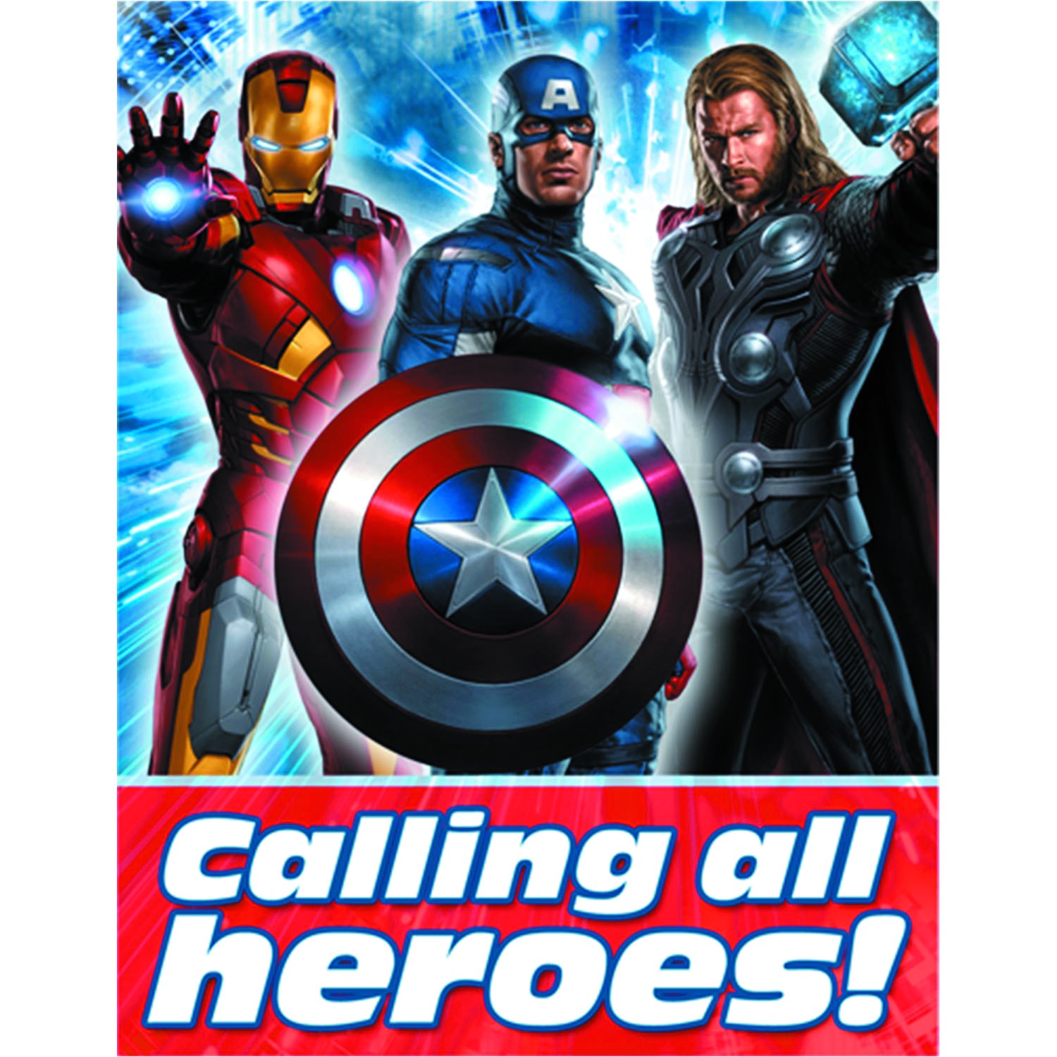 The Avengers Party Invitations Previewsworld Avengers Party Invitations 8pk C 0 1 3