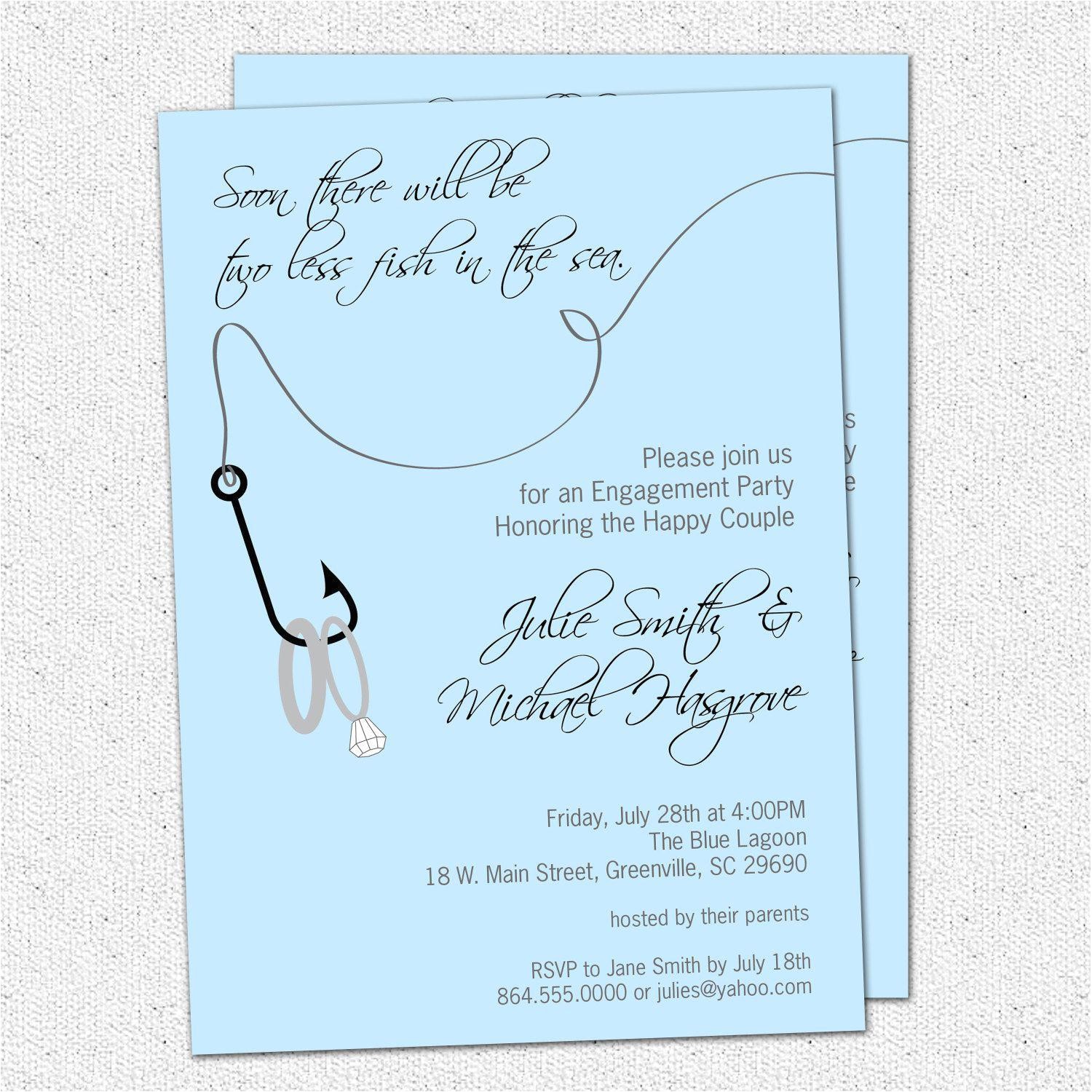 Themed Bridal Shower Invitation Wording Beach Party Beach theme Bridal Shower Invitations Card