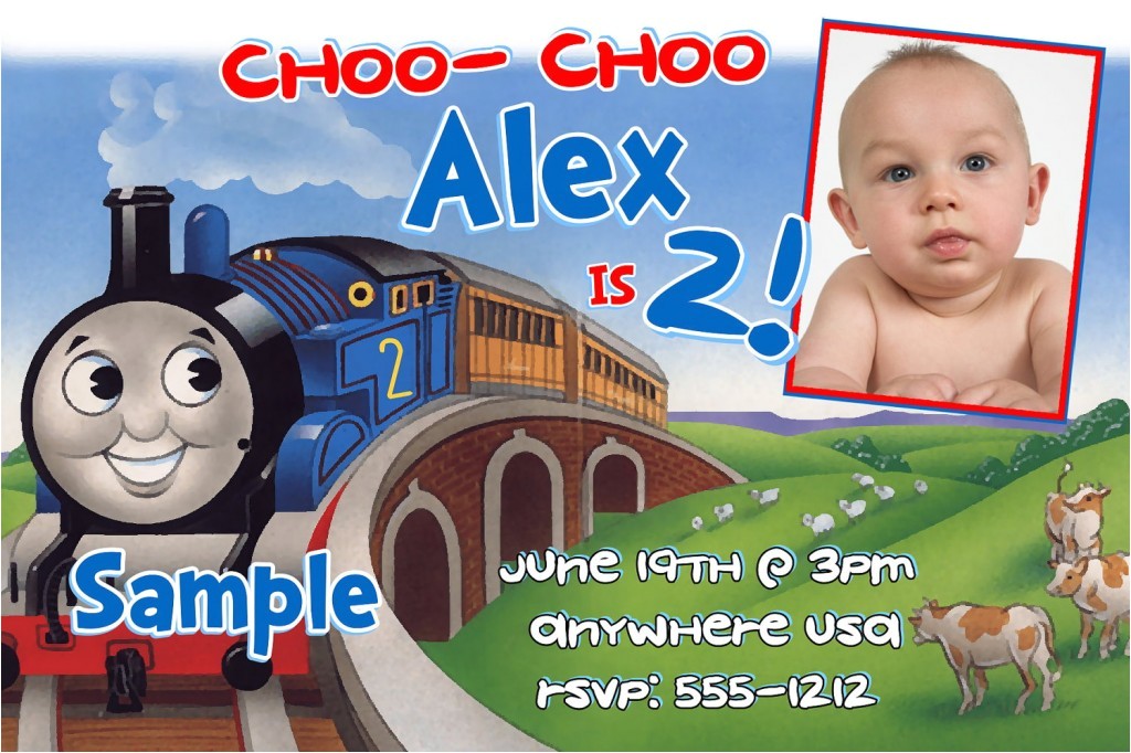 Thomas Birthday Party Invitation Templates Thomas the Train Birthday Invitations Thomas Birthday Party Invitation Templates Thomas the Train Birthday Invitations