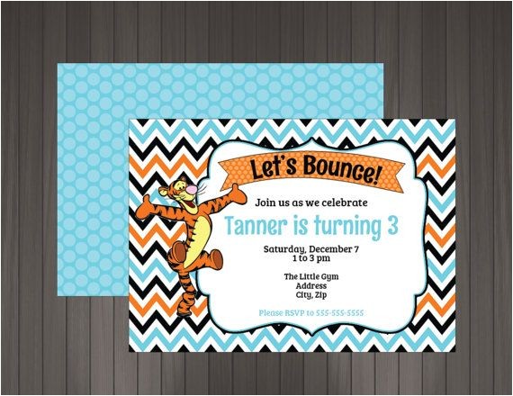 Tigger 1st Birthday Invitations Pinterest Discover and Save Creative Ideas