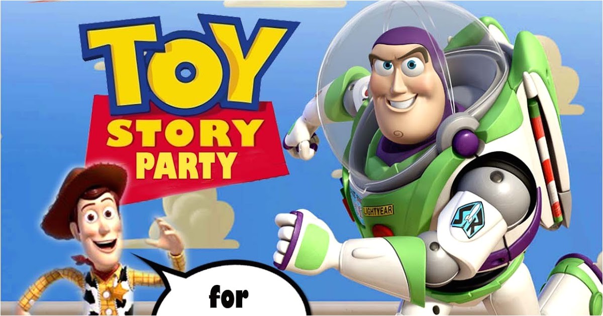 Toy Story Photo Birthday Party Invitations toy Story Birthday Invitations Templates Free