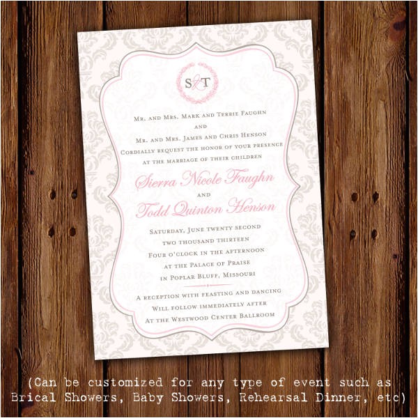 Traditional Bridal Shower Invitations Sample Wedding Invitations Traditional Bridal Shower Invitations Sample Wedding Invitations