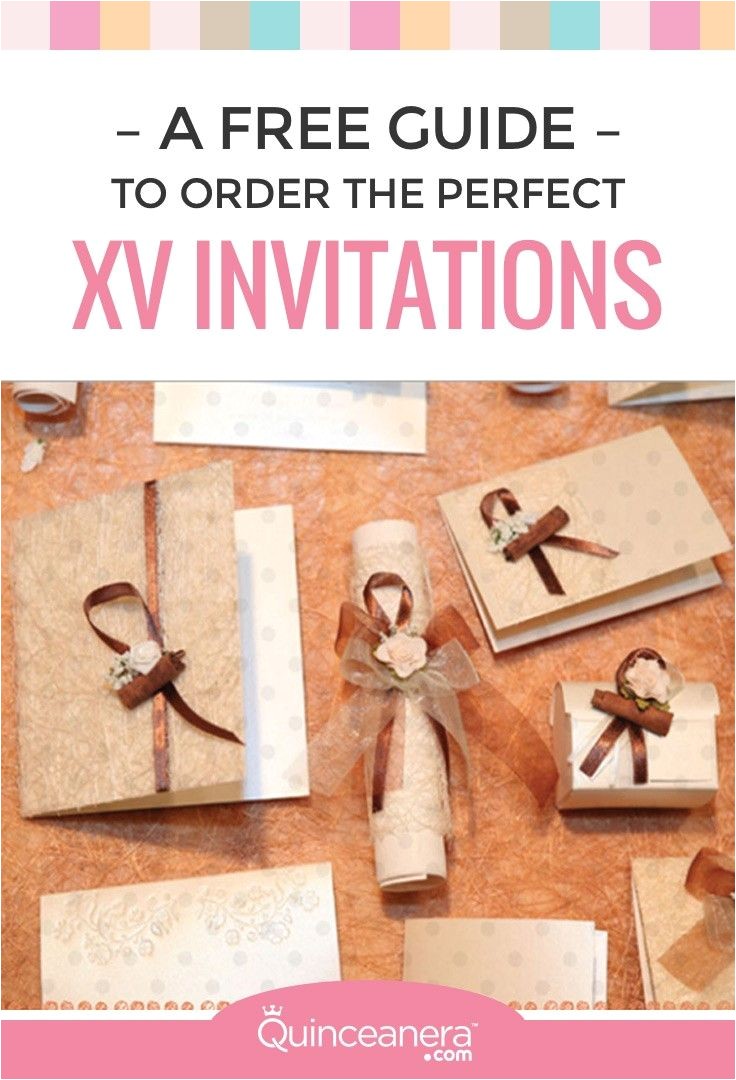 Traditional Quinceanera Invitations A Free Guide to order the Perfect Quinceanera Invitations