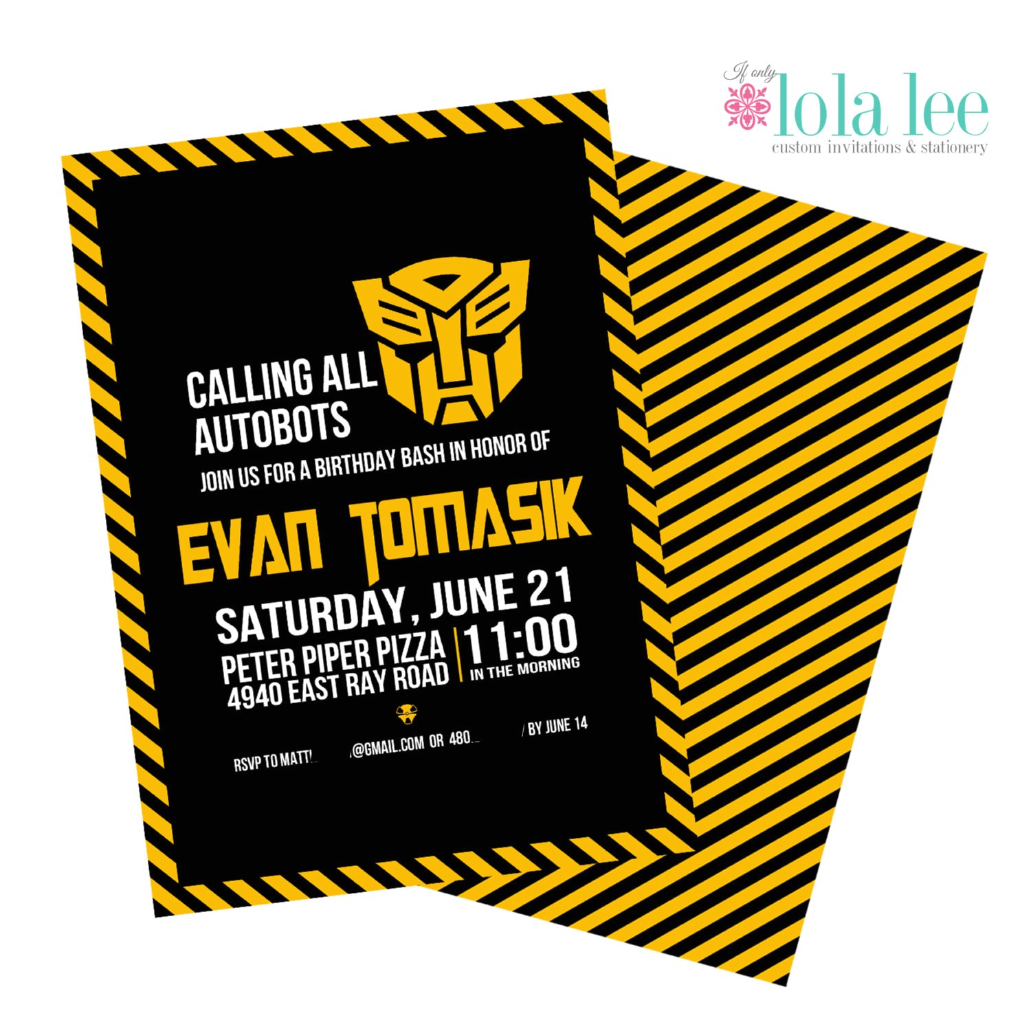 Transformer Birthday Invitations Transformers Birthday Invitation Digital File or by