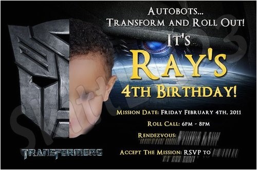 Transformers Birthday Party Invitation Wording Ideas 8 Best Images About Transformers On Pinterest