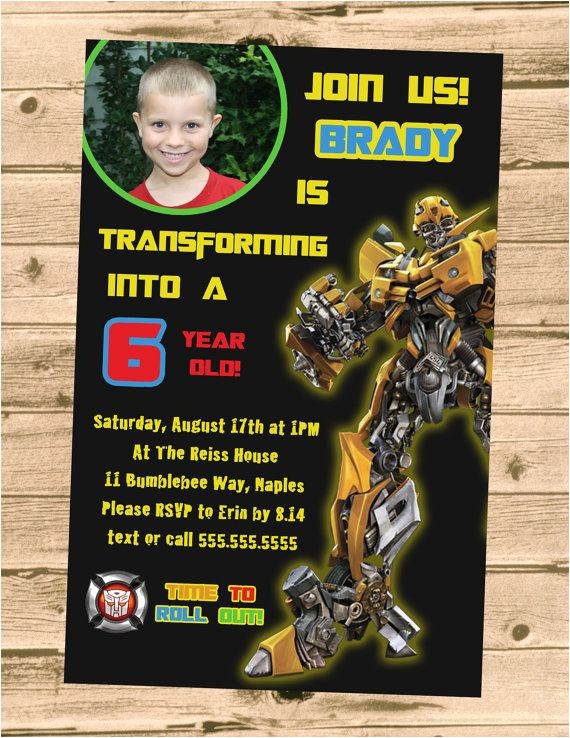 Transformers Birthday Party Invitation Wording Ideas Transformers Rescue Bots Birthday Party Invitation