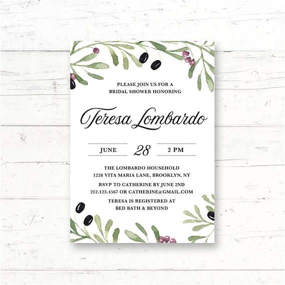 Tuscan Bridal Shower Invitations Best 25 Italian Bridal Showers Ideas On Pinterest