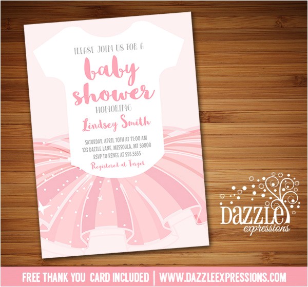 Tutu and Tiara Baby Shower Invitations Tutu Baby Shower Invitations Oxyline 18a8884fbe37