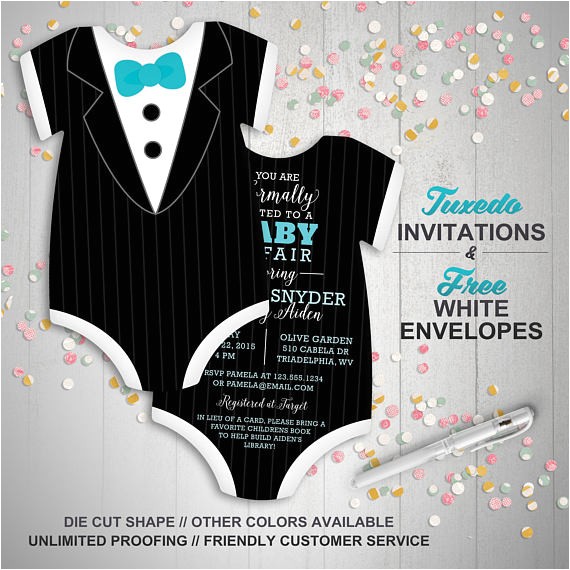 Tuxedo Baby Shower Invitations Baby Shower Invitations Tuxedo Baby Shower Invitations Boy