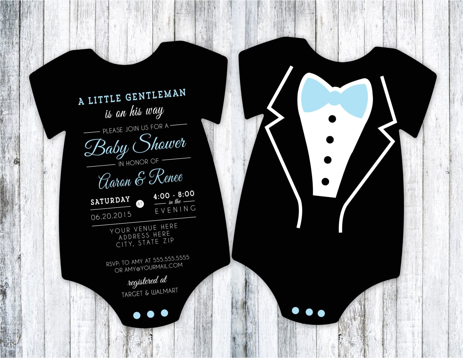 Tuxedo Baby Shower Invitations Tuxedo Baby Shower Invitation Baby Blue Tux Shower Invite
