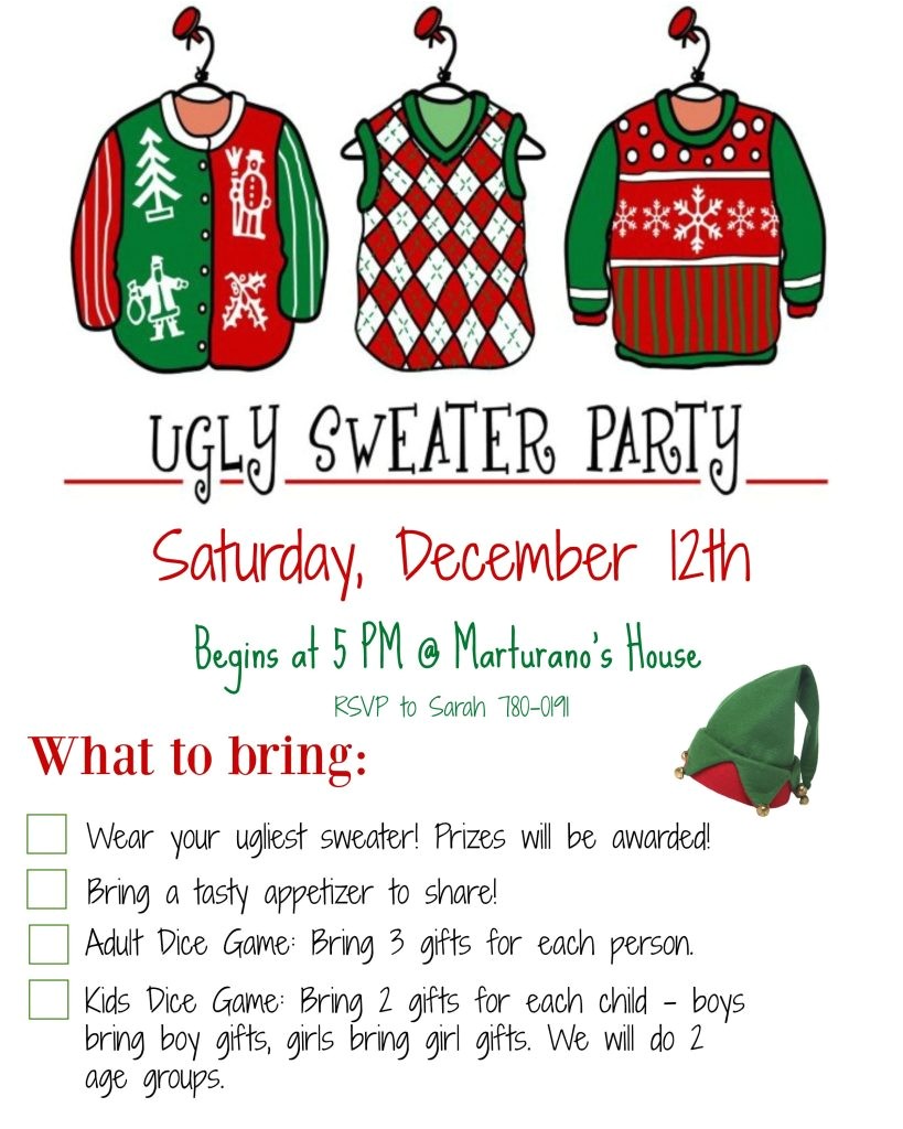 Ugly Sweater Party Invites Wording How to Host An Ugly Christmas Sweater Party Must Have Mom