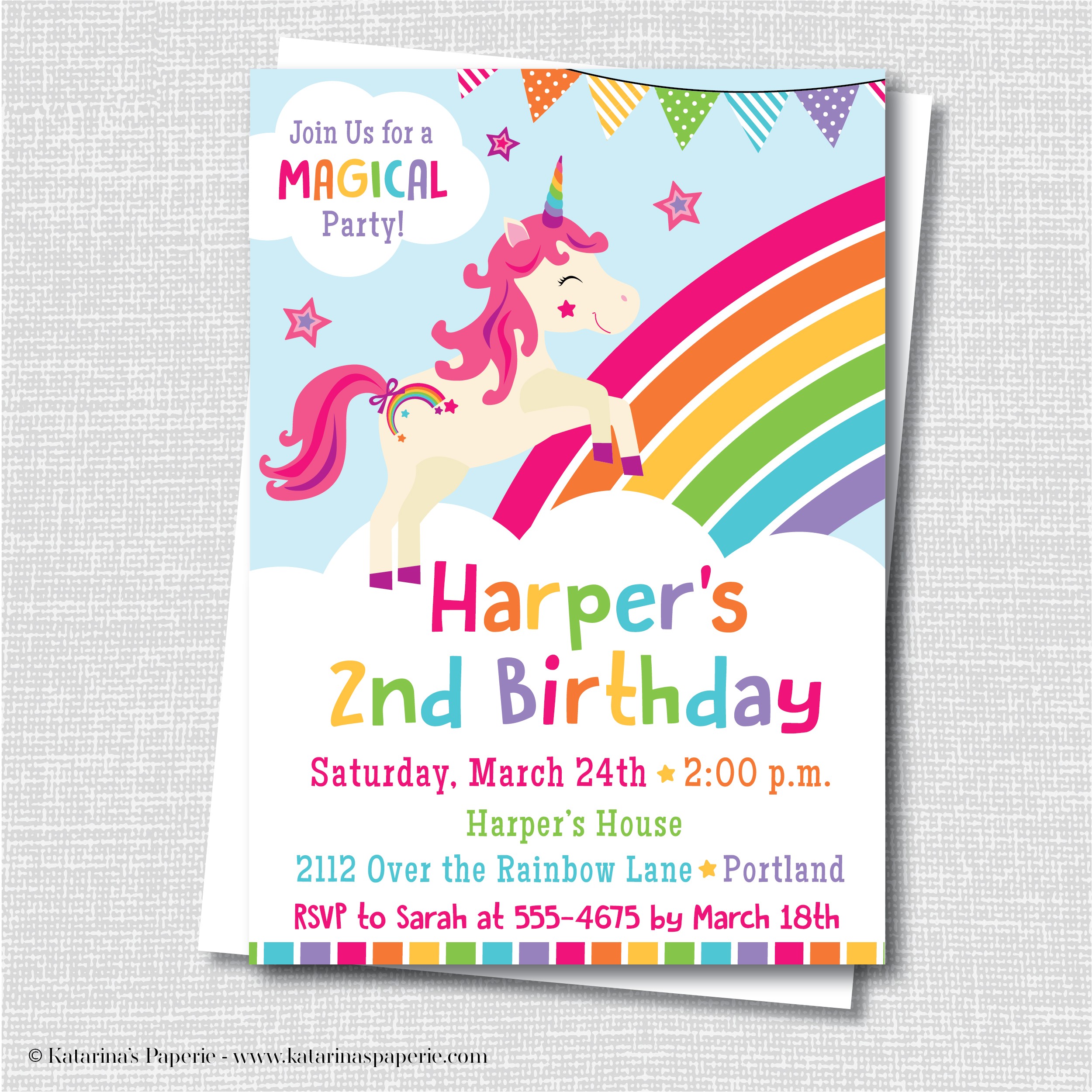 Unicorn Birthday Invitation Wording Unicorn Party Invitation Katarina 39 S Paperie Unicorn Birthday Invitation Wording Unicorn Party Invitation Katarina 39 S Paperie