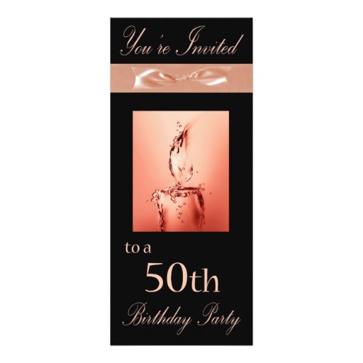 Unique 50th Birthday Invitation Ideas 50th Birthday Party Personalized Invitation