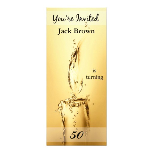 Unique 50th Birthday Invitation Ideas 50th Birthday Party Personalized Invitation