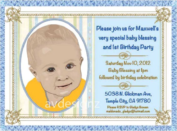 Unique Baptismal Invitation for Baby Boy Personalized Baptism Invitation Baby Boy