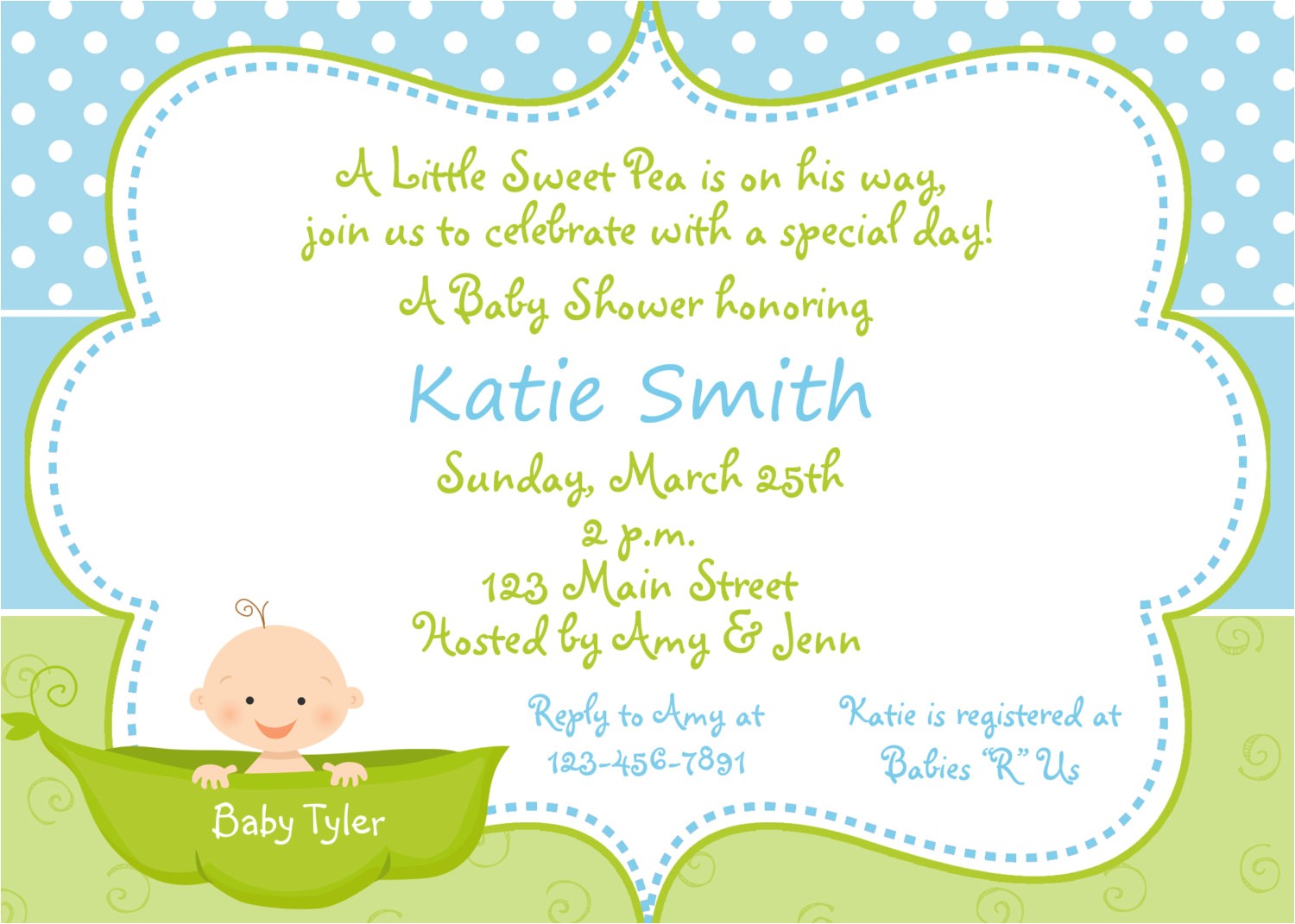 Unique Boy Baby Shower Invitations Boy Baby Shower Invitation