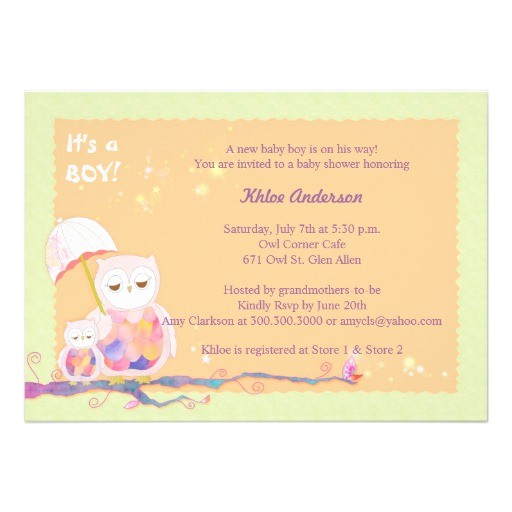 Unique Boy Baby Shower Invitations Unique Sweet Owls Baby Boy Baby Shower Invites