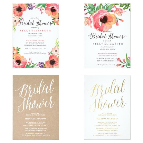 Unique Bridal Shower Invites Premium Bridal Shower Invitations – Unique Bridal Shower