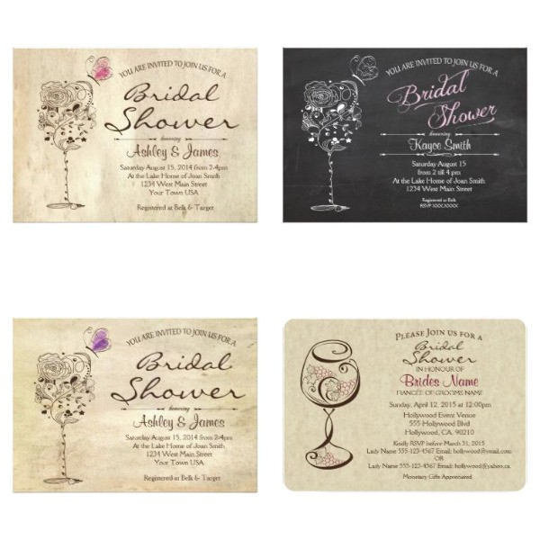Unique Bridal Shower Invites Premium Bridal Shower Invitations – Unique Bridal Shower