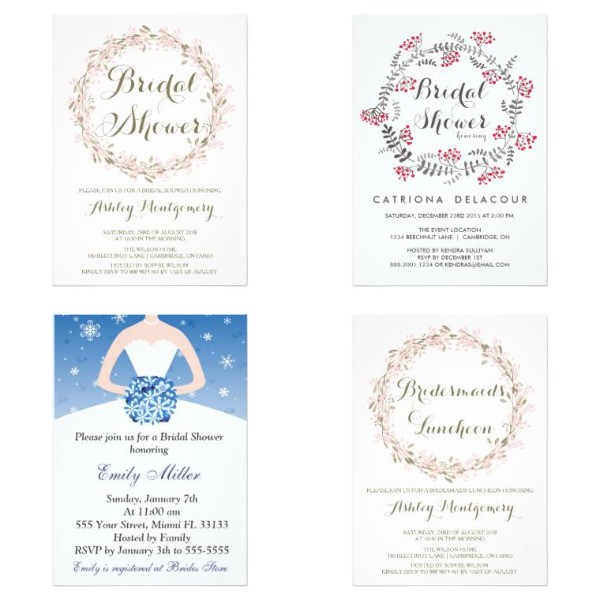 Unique Bridal Shower Invites Premium Bridal Shower Invitations – Unique Bridal Shower