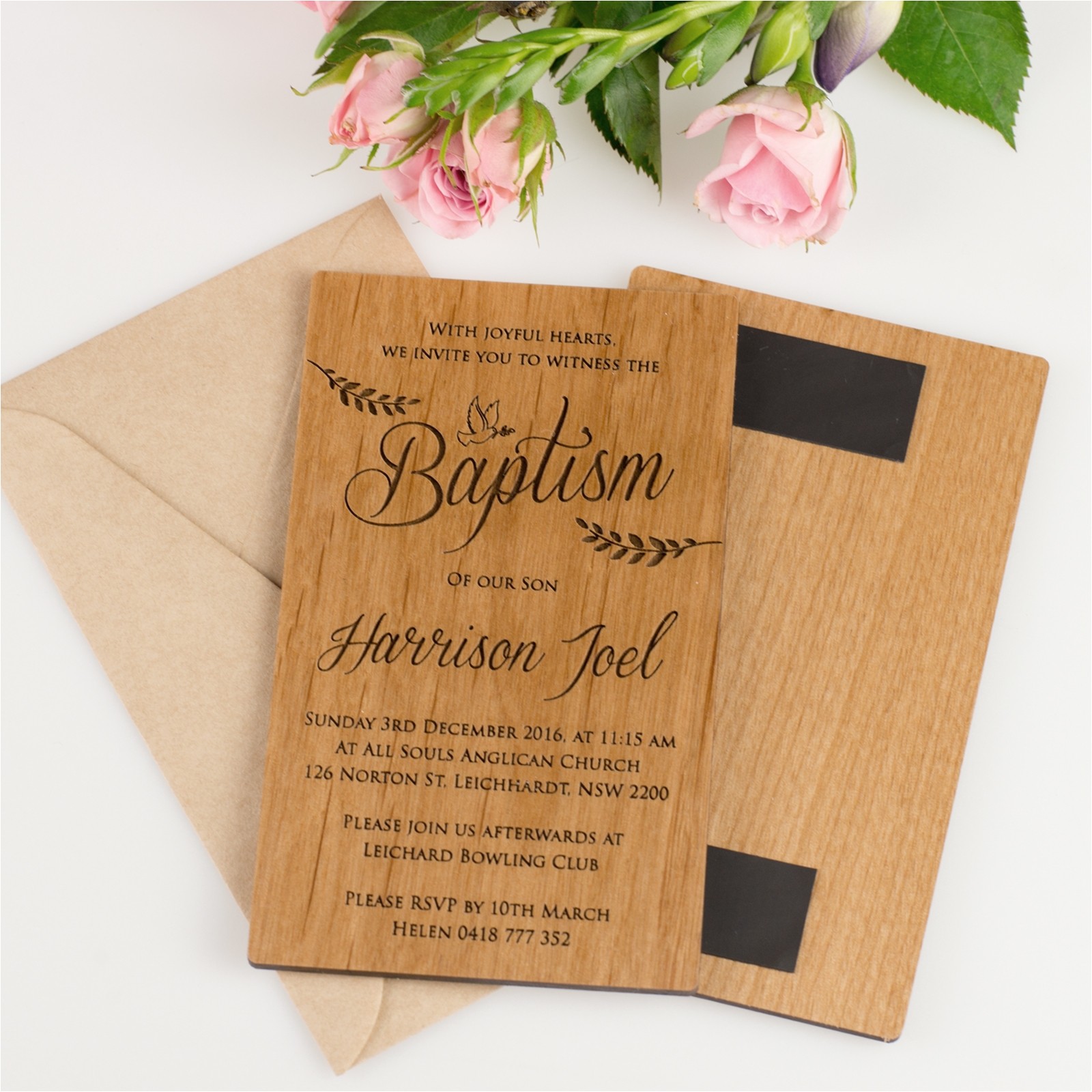 Unique Invitation for Baptism 11b Engraved Wooden Christening Baptism Invitations Unique Invitation for Baptism 11b Engraved Wooden Christening Baptism Invitations