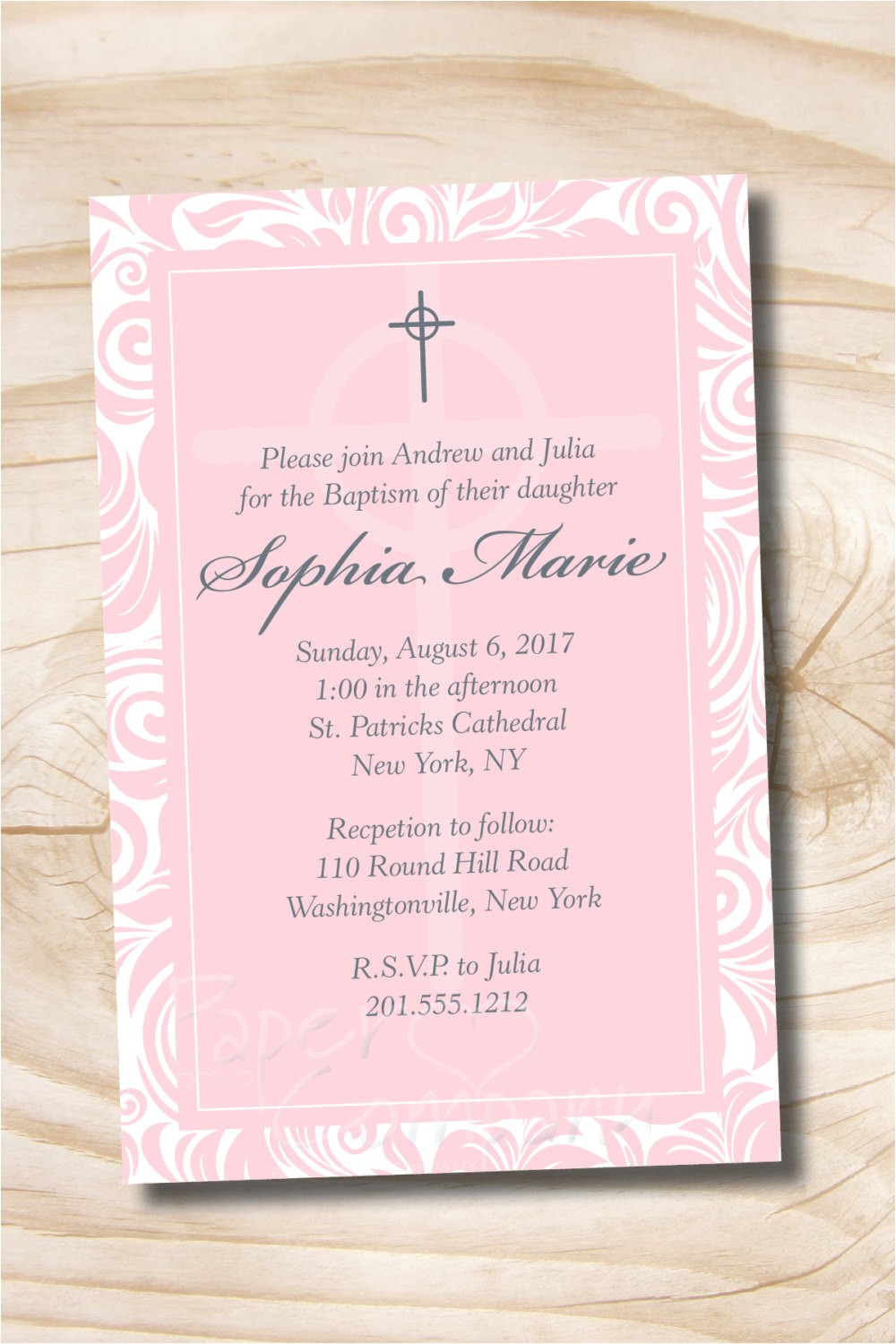 Unique Invitation for Baptism Celtic Cross Custom Baptism Invitation Christening Unique Invitation for Baptism Celtic Cross Custom Baptism Invitation Christening