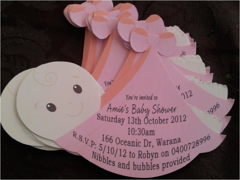 Unusual Baby Shower Invitations Unique Baby Shower Invitations for Girl