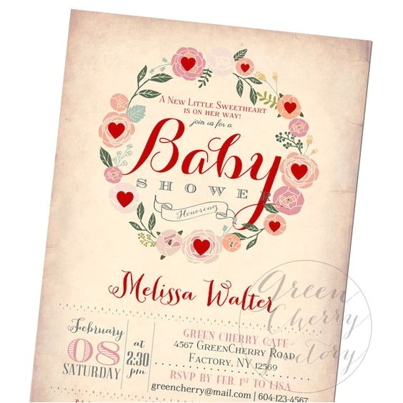 Valentine Baby Shower Invitations Pinterest • the World’s Catalog Of Ideas