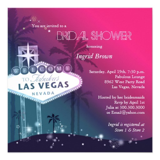 Vegas Bridal Shower Invitations Glitz & Glam Las Vegas Bridal Shower Invitations 13 Cm X Vegas Bridal Shower Invitations Glitz & Glam Las Vegas Bridal Shower Invitations 13 Cm X