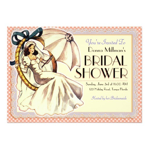 Very Cheap Bridal Shower Invitations Bridal Shower Invitations Vintage Bridal Shower