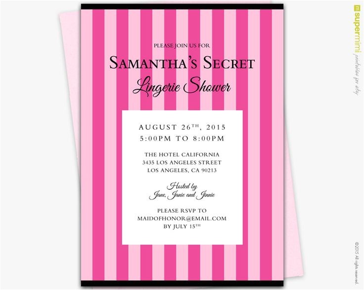 Victoria Secret themed Bridal Shower Invitations 152 Best Images About Parties are Fun On Pinterest