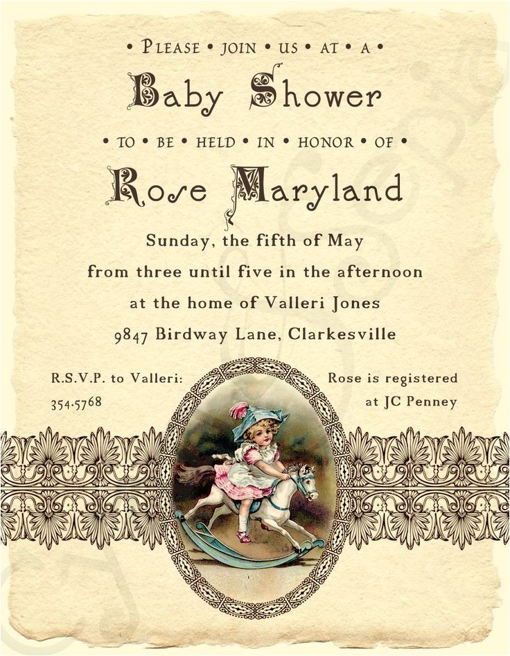 Victorian Baby Shower Invitations Best 25 Victorian Baby Showers Ideas On Pinterest