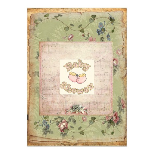 Victorian Baby Shower Invitations Victorian Baby Shower Invitation