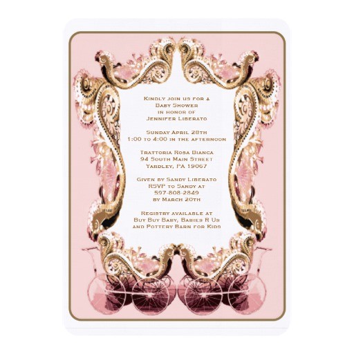 Victorian Baby Shower Invitations Victorian Baby Shower Invitation