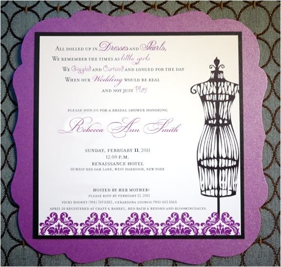 Victorian Bridal Shower Invitations Invitation Chef Cooking Up Designs for Brides with