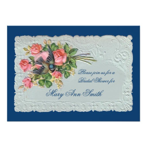 Victorian Bridal Shower Invitations Victorian Rose Wedding Shower Invitation