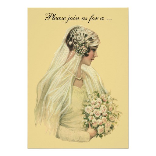 Victorian Bridal Shower Invitations Vintage Victorian Bride Bridal Shower Invitation