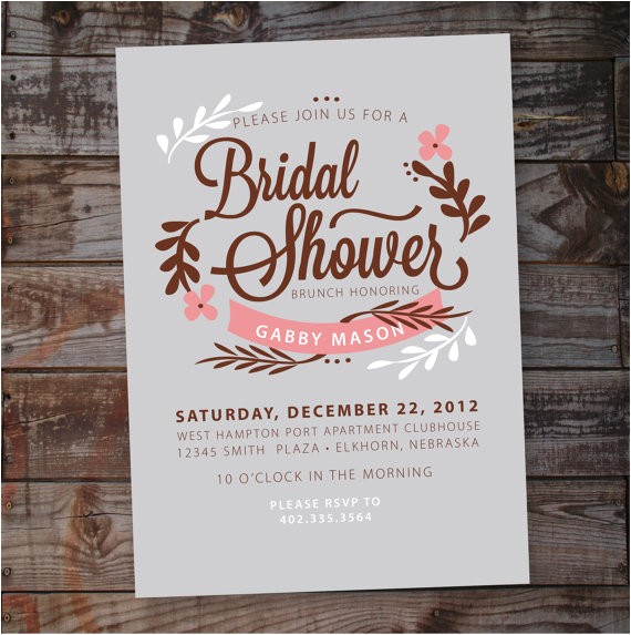Vintage Bridal Shower Invitations Etsy Items Similar to Vintage Bridal Shower Invitation On Etsy
