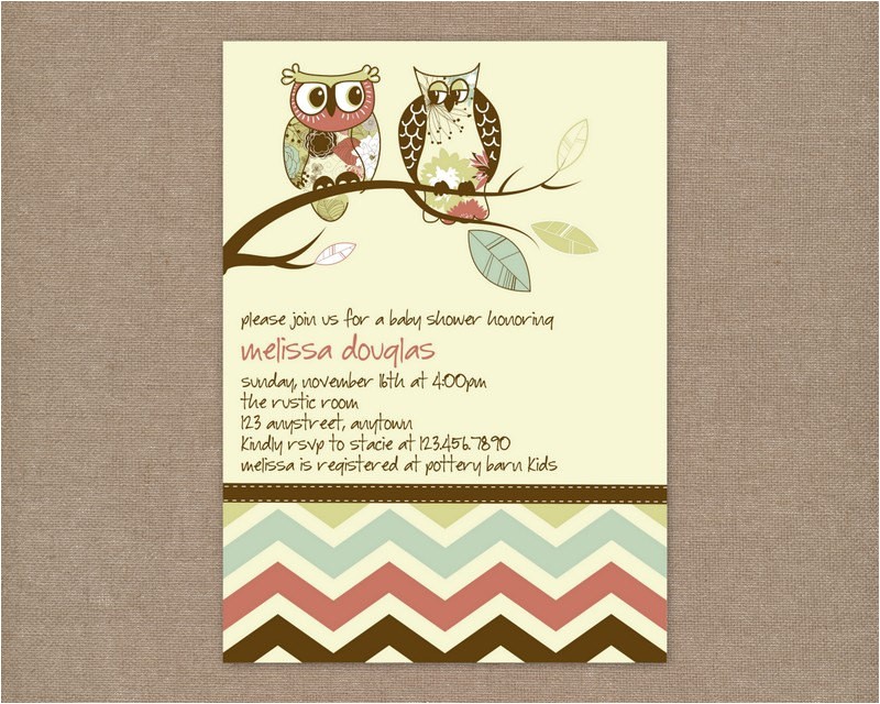Vintage Owl Baby Shower Invitations Diy Printable Rustic Vintage Owl Baby by thepaperblossomshop